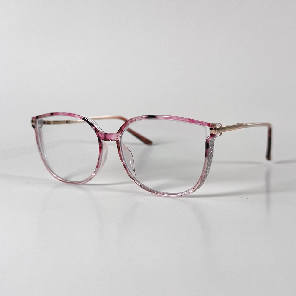 Lensmart TR87042 C19 Eyeglasses Frame Only 53-17-138 Pink/Gold Womens Full Rim